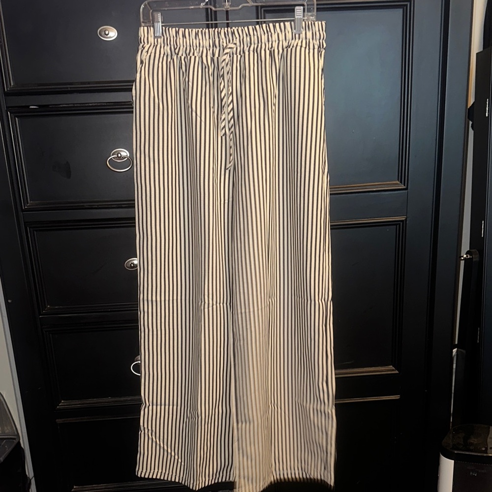 Krush Kandy XL Striped Black and White Pants